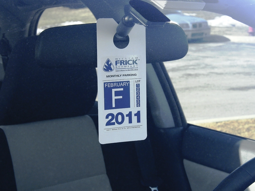 RFID Rear View Mirror Hang Tags | William Frick &amp; Company