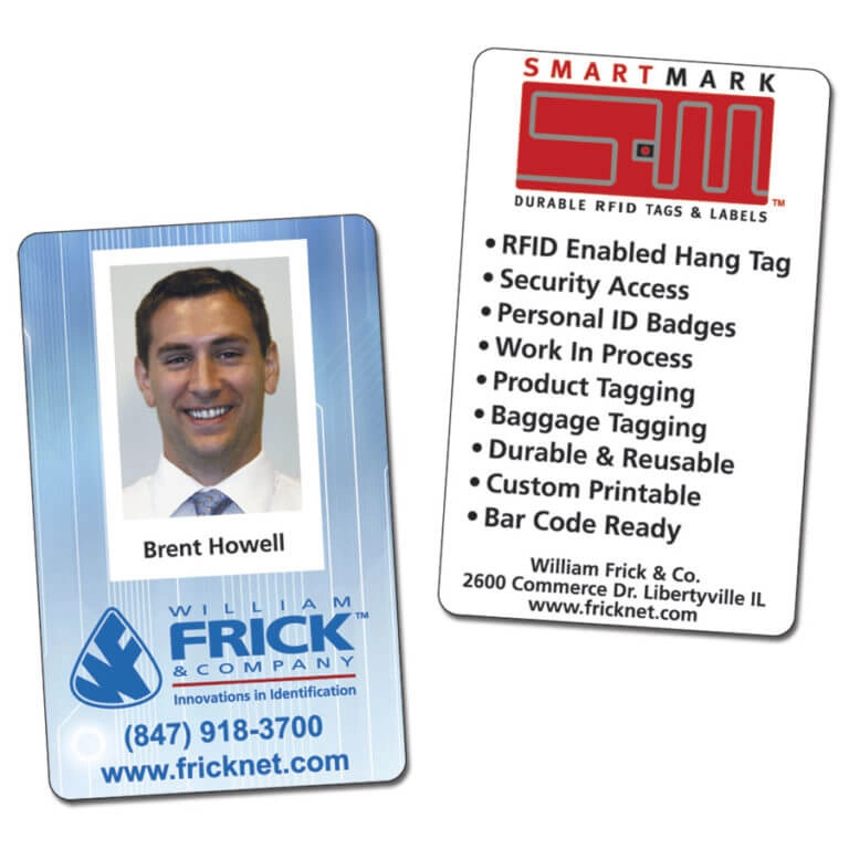 RFID ID Badges / Proximity Cards William Frick & Co