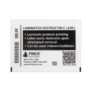 Laminated Destructible Labels - Image 2