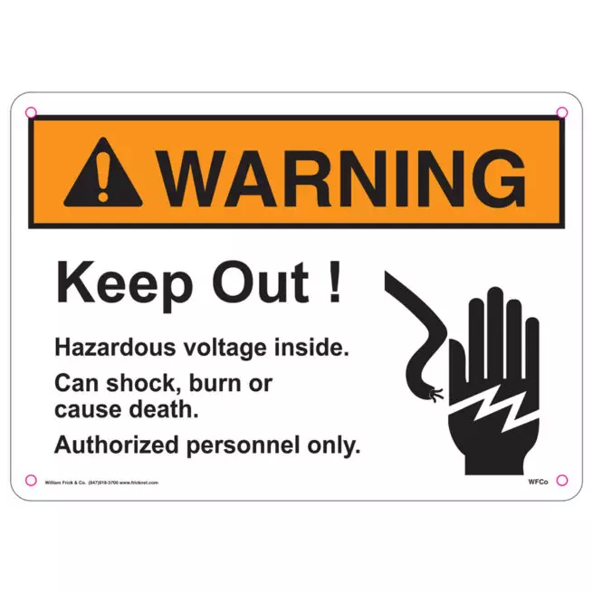 ANSI / NEMA / OSHA Safety Signs - Image 3