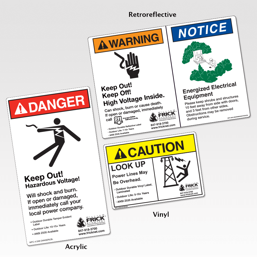 Custom ANSI Warning Labels and Safety Labels