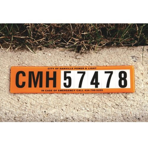 Flush Mount Soil Markers William Frick & Company