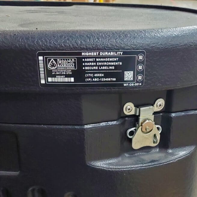Laser Etched Destructible Labels