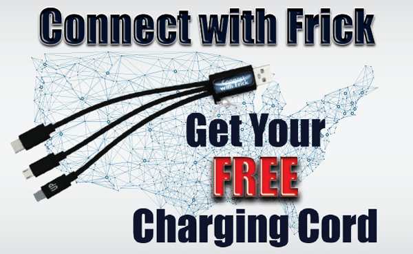 Connect with Frick and a USB charging cable